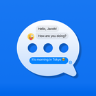 Fake chat messenger, prank-icoon