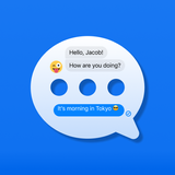 Fake chat messenger, prank icon