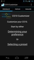 CS10 Customizer poster