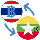 Thai baht to Myanmar kyat ícone
