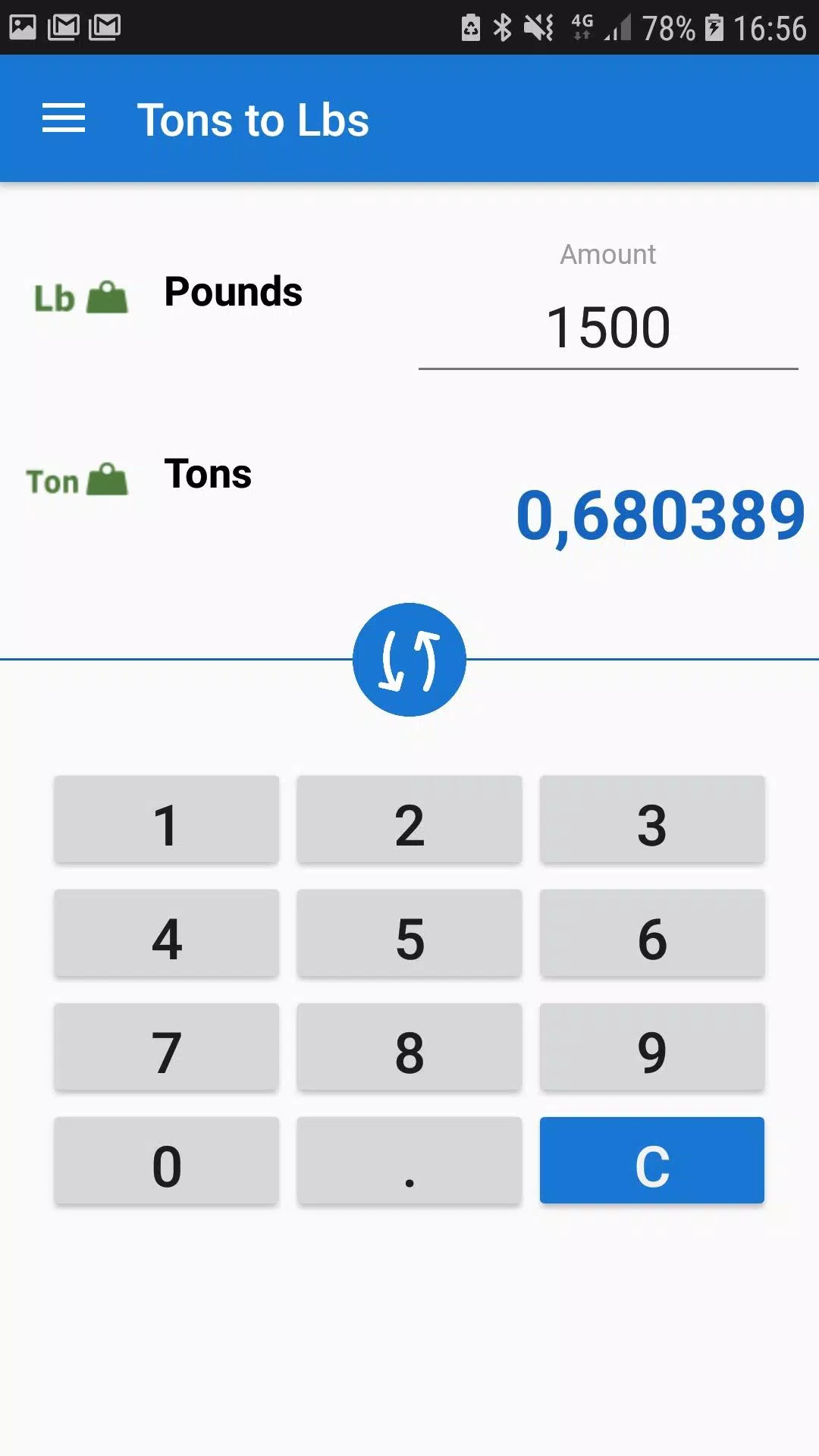Tons to Pounds APK for Download