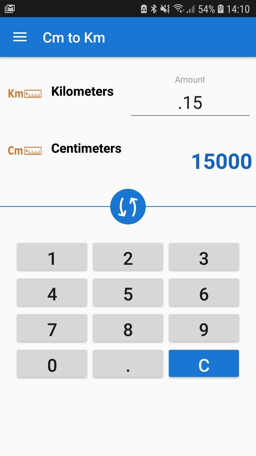 Cm Converter - Centimeter to Kilometer for - APK Download