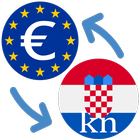 Icona Euro a Kuna croata / EUR a HRK