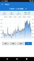 1 Schermata Euro a Kuna croata / EUR a HRK