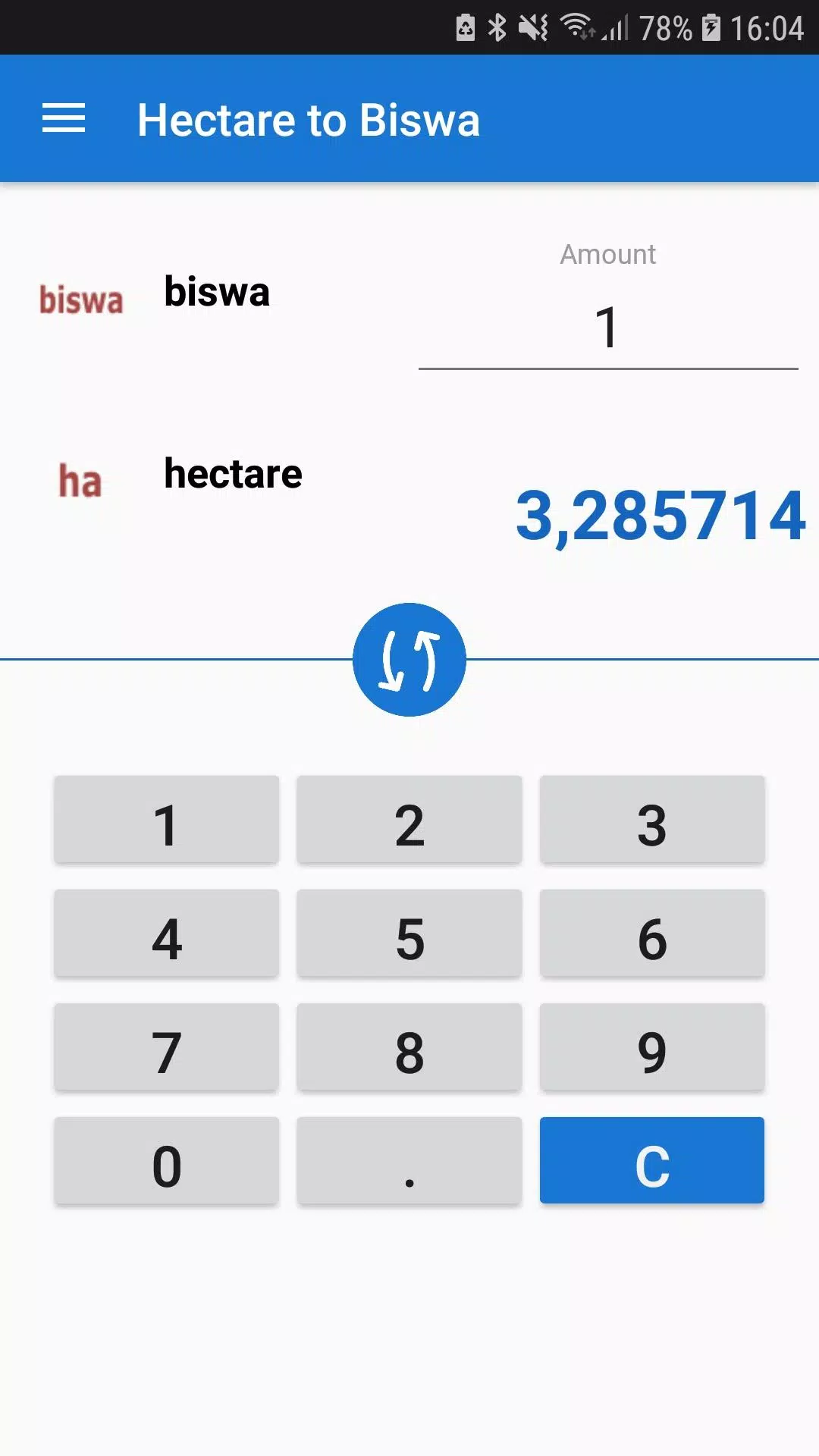 ha to biswa converter - hectare to biswa APK voor Android Download