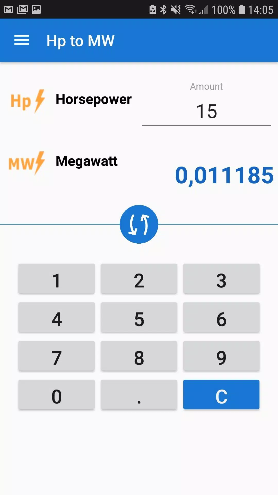 Hp to Mw Converter - Horsepower to Megawatt APK for Android Download