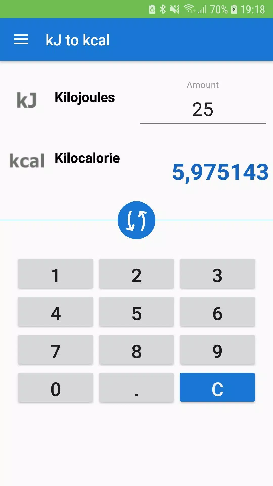 Kilojoules to Kilocalories APK for Android Download