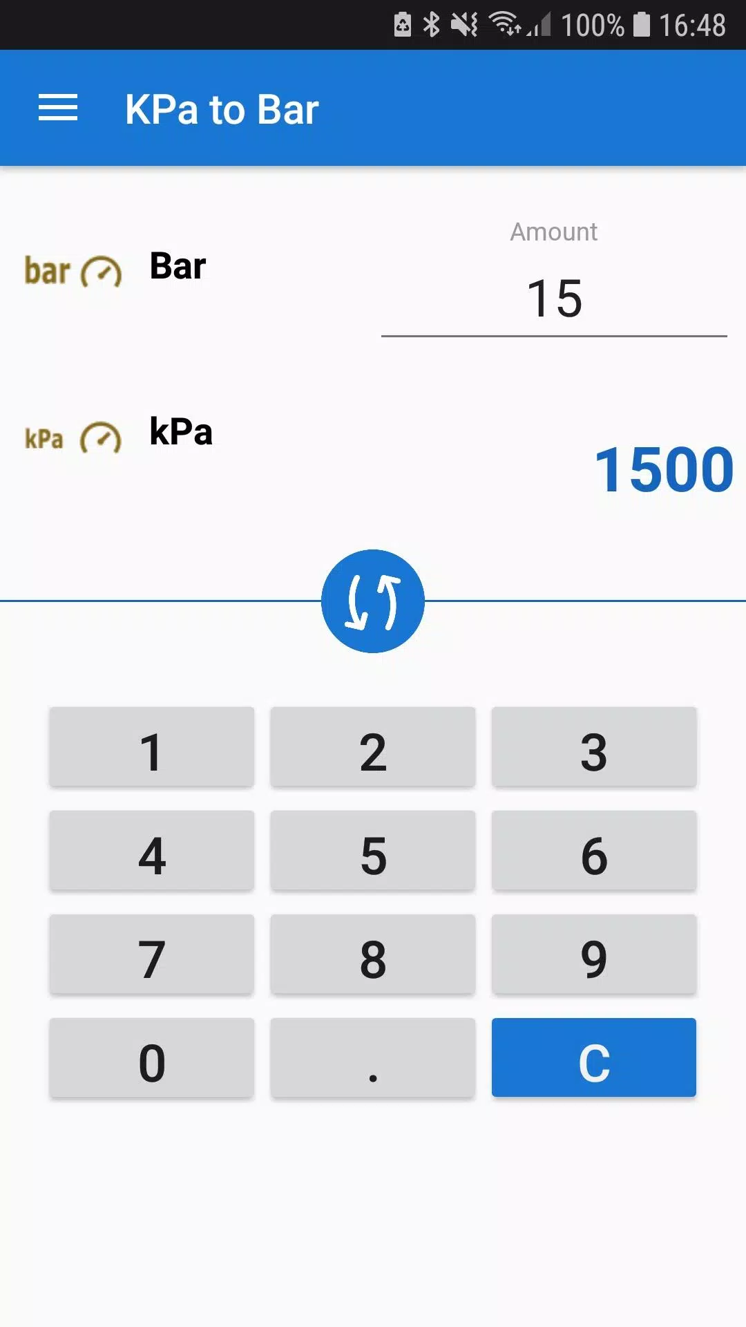 Kpa to Bar / Kilopascal to Bar Converter APK for Android Download