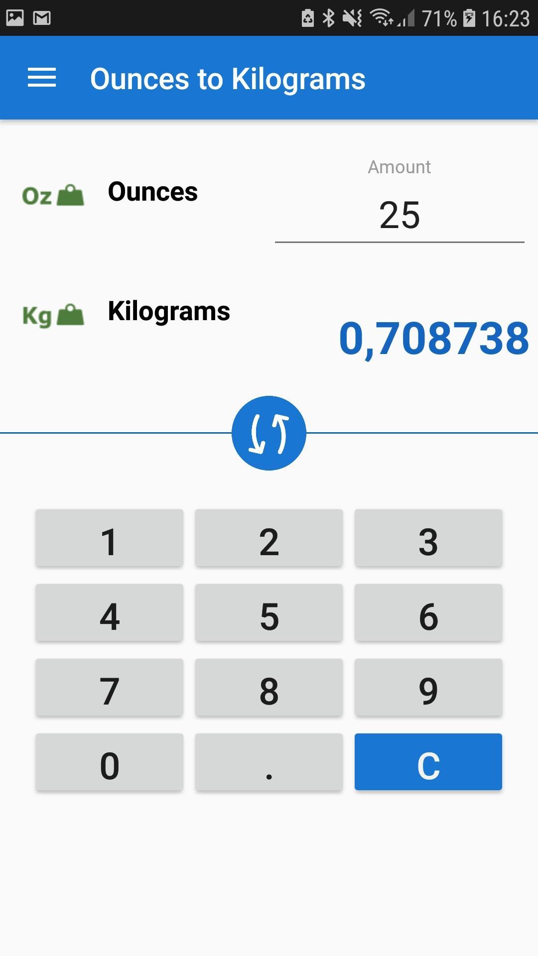 Ounces to Kilograms / oz to kg Converter APK for Android Download