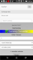 Currency Converter Easily+ تصوير الشاشة 1