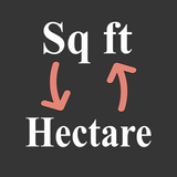 Square Feet to Hectare / sq ft to ha ícone