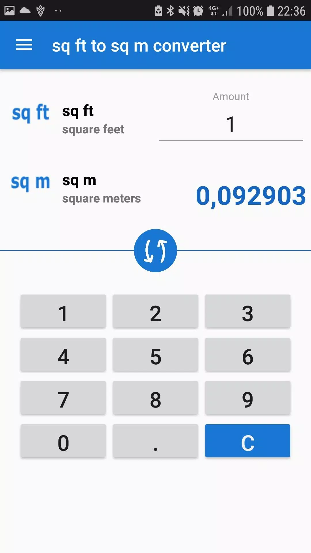 Square Feet to Square Meters APK for Android Download