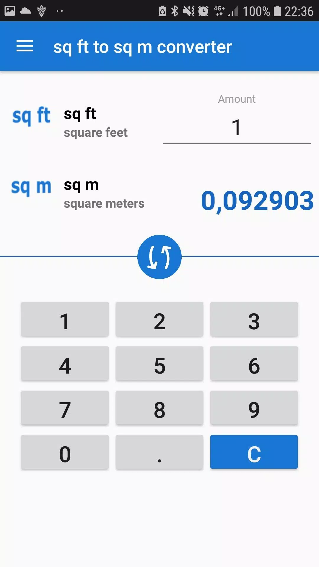 Square Feet To M2 Square Feet to Square Meters APK for Android Download