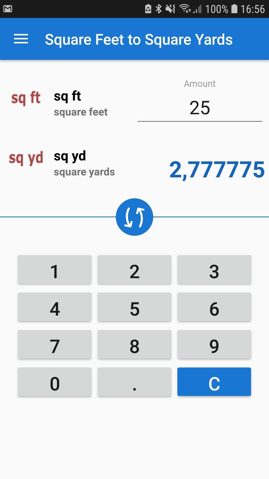 Square Feet to Square Yards for Android - APK Download