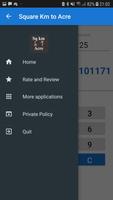 Square Kilometer to Acre / sq km to ac スクリーンショット 2
