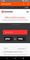 CONVERTIO: JPEG TO PNG Affiche