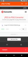 CONVERTIO: JPEG TO PNG スクリーンショット 1