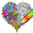 Coloring book for adults أيقونة