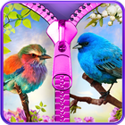 Las aves pantalla de bloqueo. icono