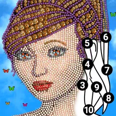 Diamond Dot to Dot - Drawing Icon