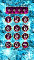 Bloqueo de pantalla diamante. Poster
