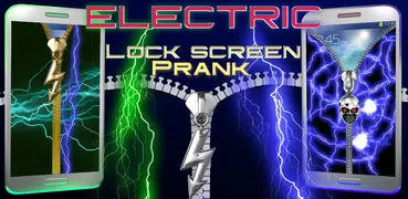 Electric prank lock zipper