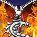 Fire lock screen - Zipper APK