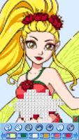 Art Pixel Number Coloring Plakat