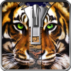 Tygrys, blokada ekranu. ikona