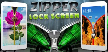 Zipper lock screen