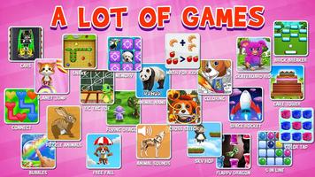 Mini games with animals for girls and boys poster