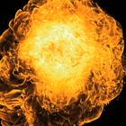 Flammes explosion video wallpaper icône