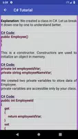 C# Tutorial capture d'écran 1