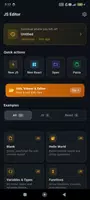 JavaScript Editor الملصق
