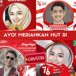 TwibboNice Bingkai Foto HUT RI
