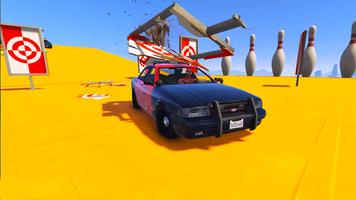 Cop Car Superheroes Stunt Racing screenshot 2