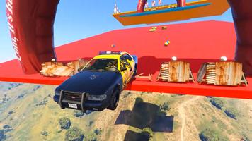 Cop Car Superheroes Stunt Racing screenshot 3