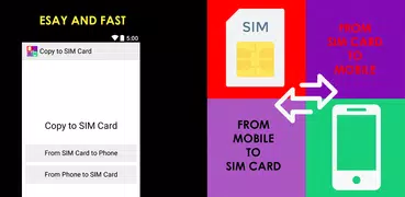 Copy Contacts to SIM Card(to phone)