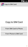 Poster Copy Contacts to SIM Card(to phone)