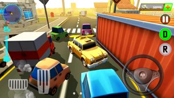 Real taxi driving game : Class Affiche
