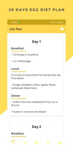 28 Day Egg Diet Plan Pour Android Telechargez L Apk