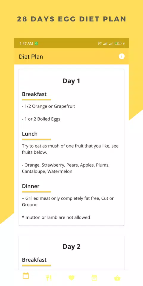 28 Day Egg Diet Plan: Hard Boiled Egg Diet Plan pour Android - Téléchargez  l'APK