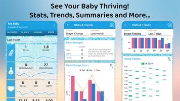 3 Schermata Baby & Breastfeeding Tracker