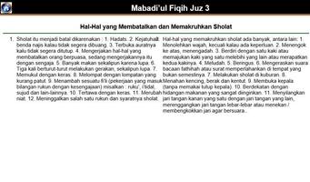 Terjemahan Mabadi'ul Fiqih Juz 3 تصوير الشاشة 3