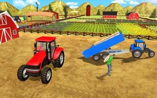 Harvesting Tractor Farming Simulator Free Games اسکرین شاٹ 1