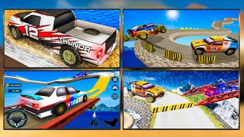 Fast Impossible Racing Car Stunt Boy 3D screenshot 2