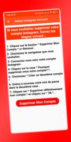 Supprimer mon compte capture d'écran 1