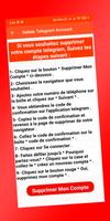 Supprimer mon compte capture d'écran 3