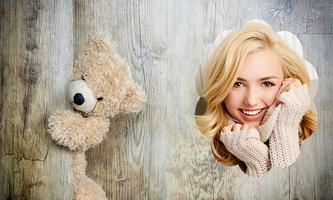 Teddy Bear Photo Frame 海报