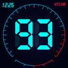 GPS Speedometer & Odometer With Heads Up Display أيقونة